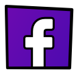 weborder icono facebook morado